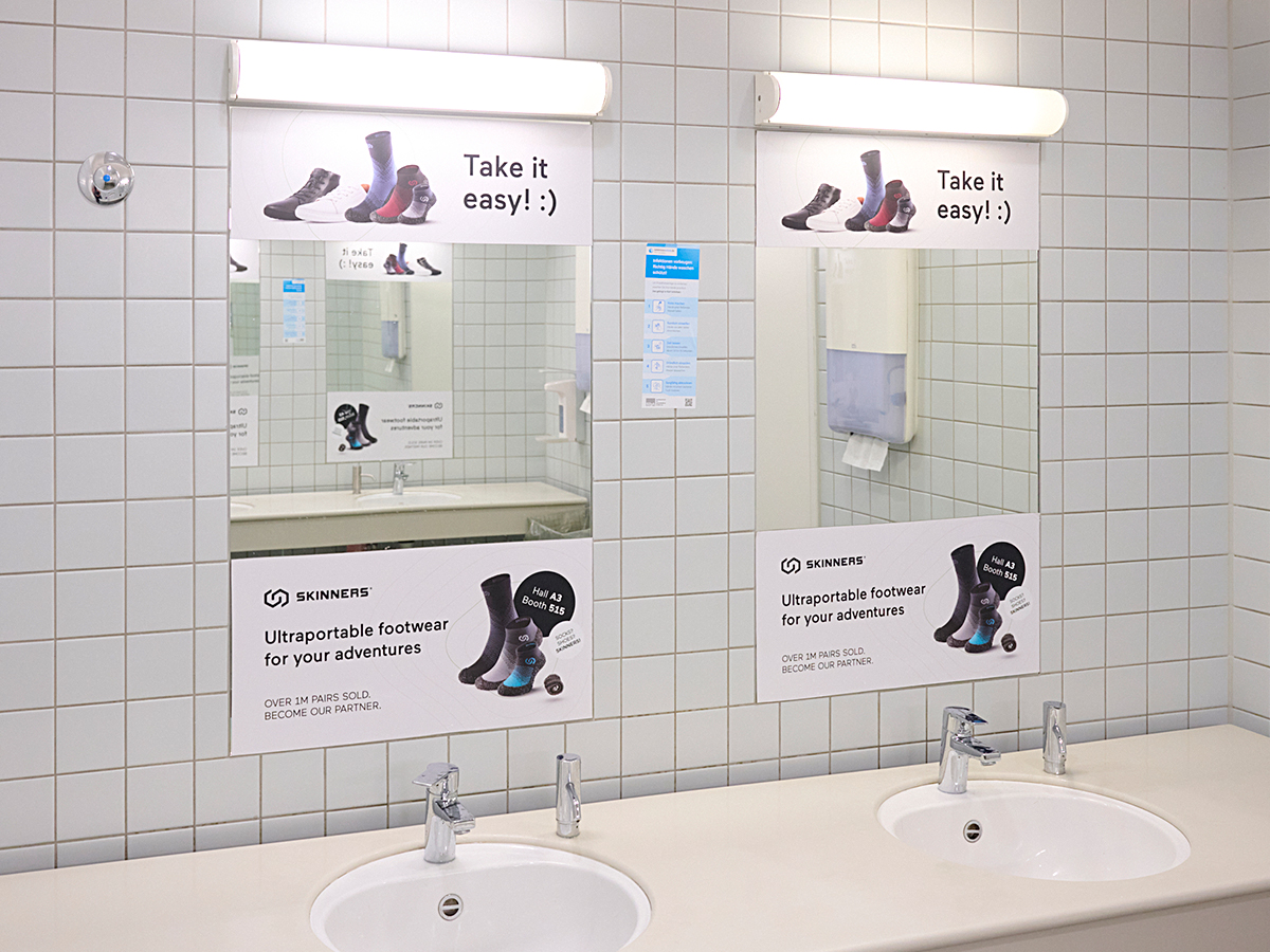 Sticker mirrors