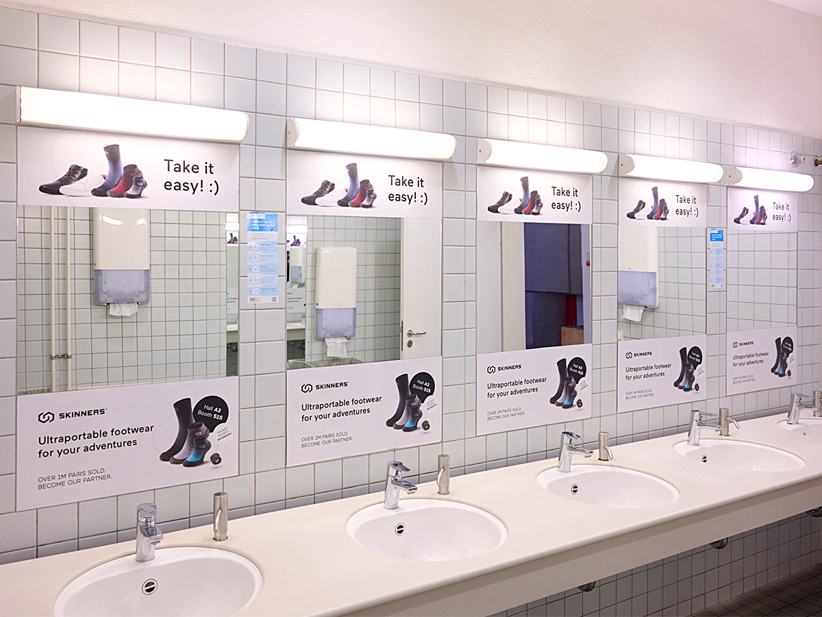 Sticker mirrors