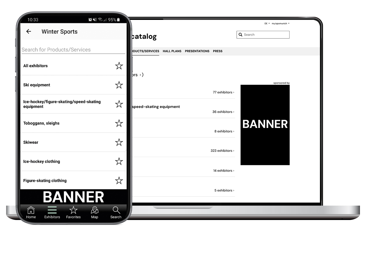 Banner at subcategories