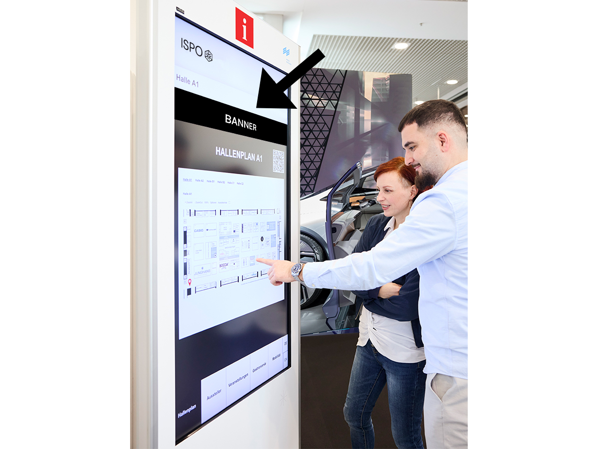 Exklusives Hallensponsoring (vor Ort)