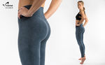Fitness high waist “jeans-look” leggings